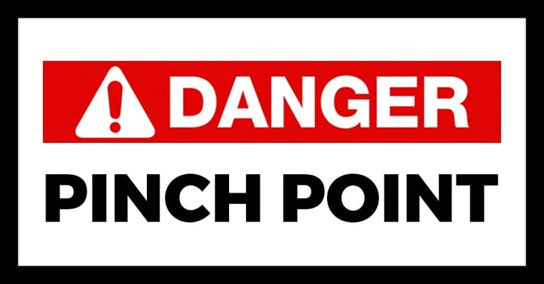 Safety Alert - Creating a Pinch Point