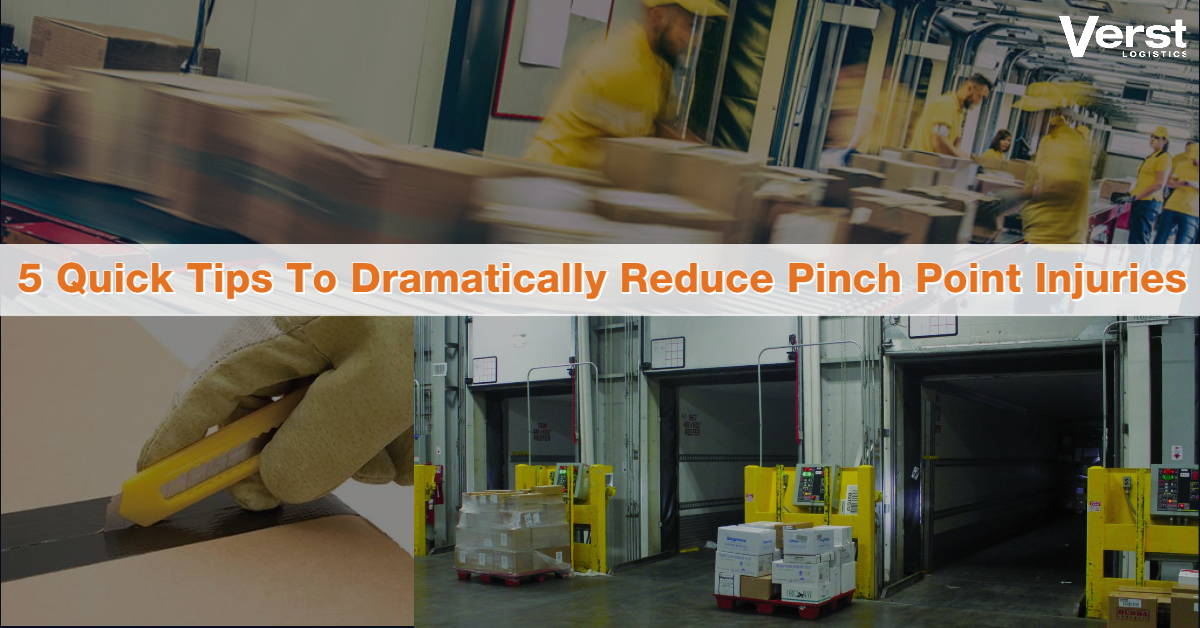 Pinch Points & Hydration Safety Tips & Tricks To Reduce Injuries in Warehouse Operations - August 2020 & How to Mitigate Risks